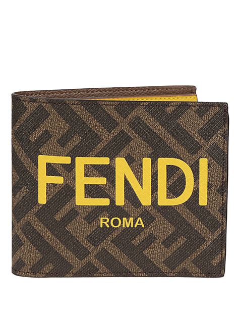 fendi logo money clip wallet|Fendi wallet saks.